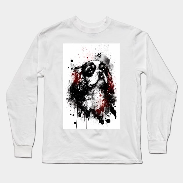 Cavalier King Charles Spaniel Long Sleeve T-Shirt by TortillaChief